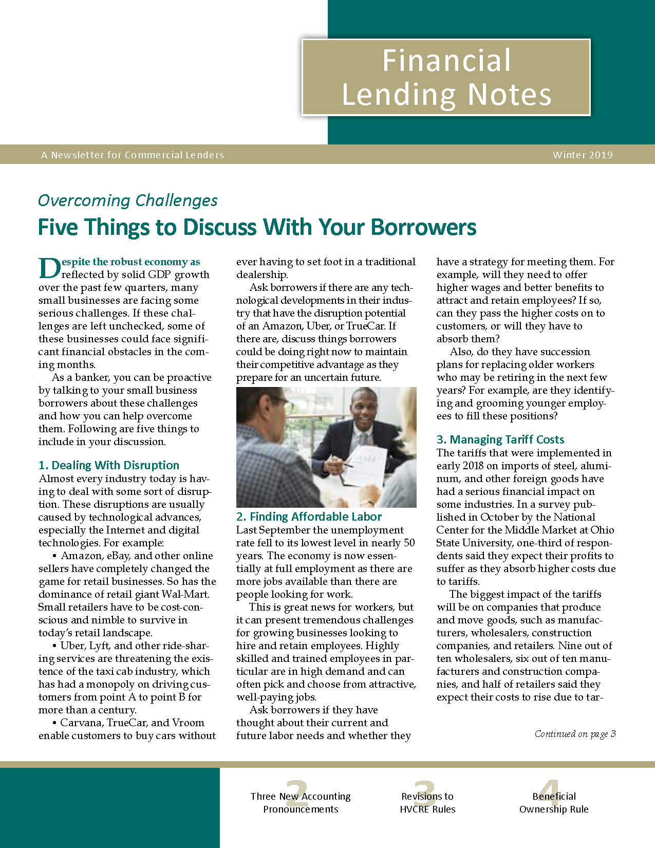 Read more about the article Financial Lending Notes