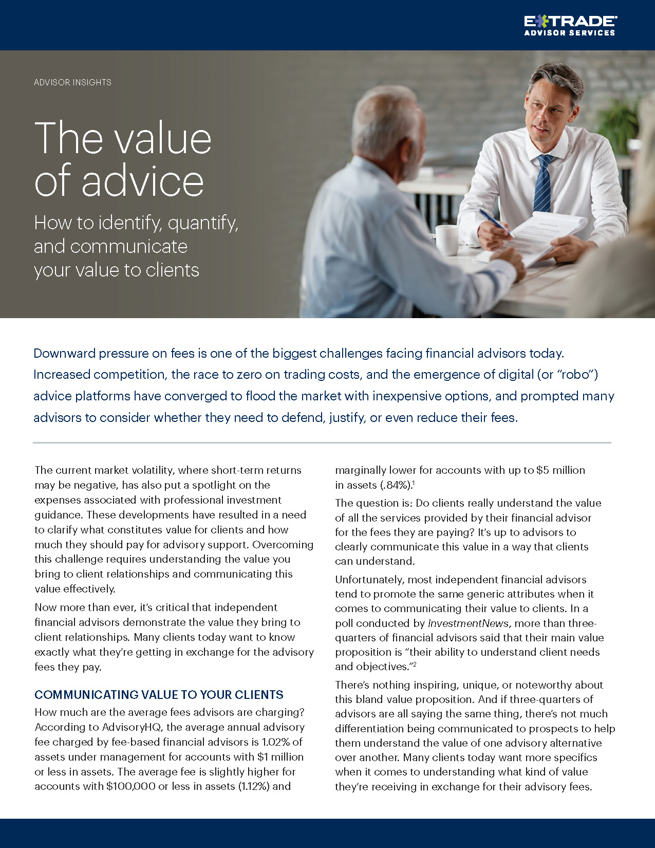 Read more about the article The Value of Advice